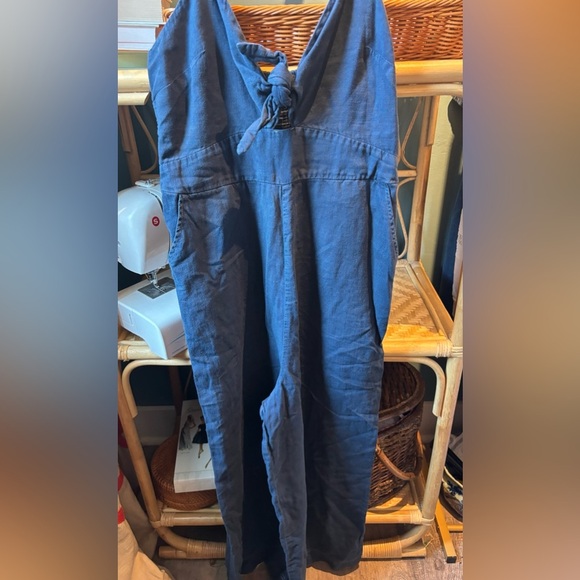 Splendid Navy Jumpsuit - Picture 1 of 4